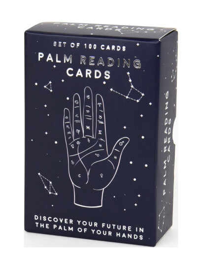 Gift Republic Palm Reading Cards - Blue - ONE SIZE