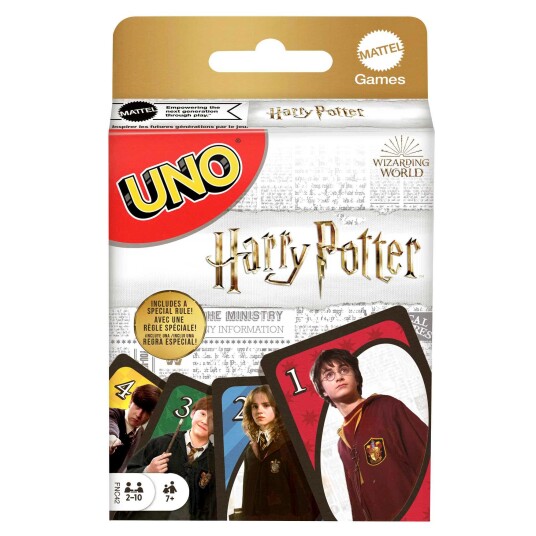 UNO Harry Potter Kortspill for Barn - Spennende Familiegames fra Mattel UNO Harry Potter Kortspill for Barn - Spennende Familiegames fra Mattel