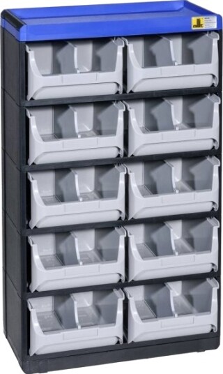 Allit 464630 Varioplus Pro 53/20 Magasiner For Smådeler B X H X T 300 X 525 X 165 Mm Sort/Grå/Blå 1 Stk