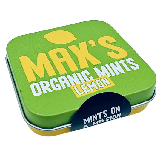 Økologiske myntepastiller MAX"S Lemon 35g