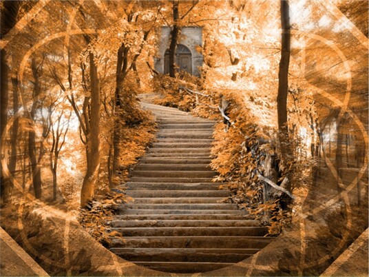 Fototapet Stairs To Paradise 200x154 - Artgeist sp. z o. o.