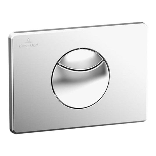 VILLEROY & BOCH VICONNECT E100 TRYKKPLATE RUND KROM VILLEROY & BOCH VICONNECT E100 TRYKKPLATE RUND KROM