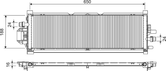 VALEO 701298 Radiator motorkjøling