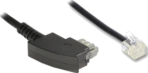 Good Connections Tae-N Til Rj11 Tilkoblingskabel 10 M Modem Svart