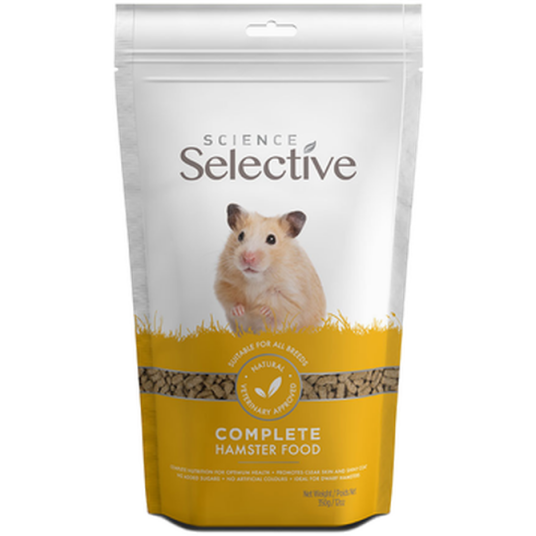 Science Selective Hamster 350 G Smådyr Fôr Fôr Til Degus Og Chinchilla Supreme Selective