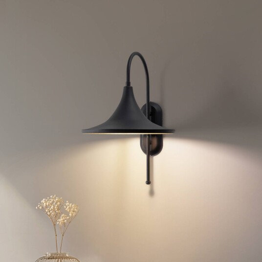 Vegglampe Enjolino ROYALTECH dimbar Stue / spisestue Metall Vintage Vegg rund