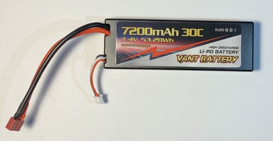 Vant Lipo Hardcase 7,4V 7200mah 30C Deans XH