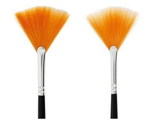 Creativ Company Gold Line fan brushes 2pcs. Creativ Company Gold Line fan brushes 2pcs.
