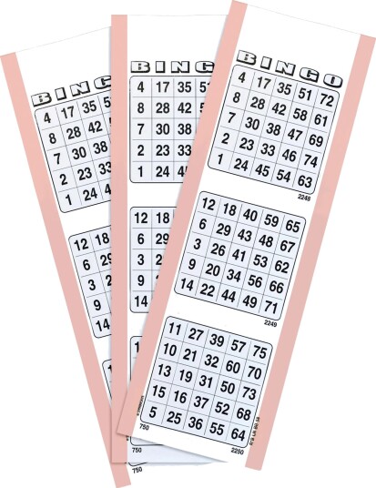 Bingobrikker Rosa - 100-pakning Bingobrikker Rosa - 100-pakning
