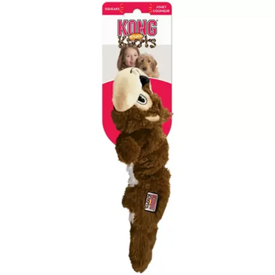 Kong Kong Scrunch Knots Squirrel M/L Os Os Kong Kong Scrunch Knots Squirrel M/L Os Os