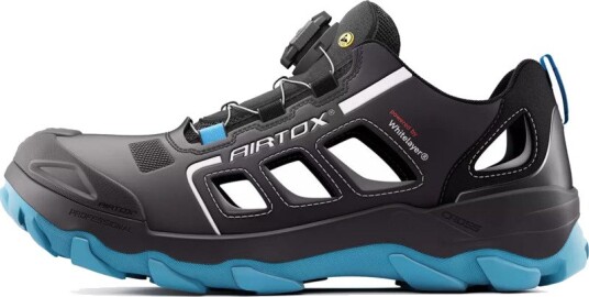 Airtox GL22 vernesandaler, S1PS, sort/blå, str. 39 Black/Blue 37