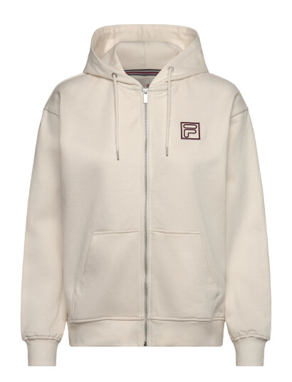 FILA Lagrio Loose Zip Hoodie - Cream - L FILA Lagrio Loose Zip Hoodie - Cream - L