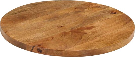 Bordplate Ø 40x2,5 cm rund heltre mango