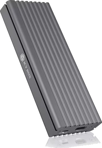 ICY BOX M.2 NVMe SSD Eksternt Kabinett USB 3.1 Type-C Aluminium Grå ICY BOX M.2 NVMe SSD Eksternt Kabinett USB 3.1 Type-C Aluminium Grå