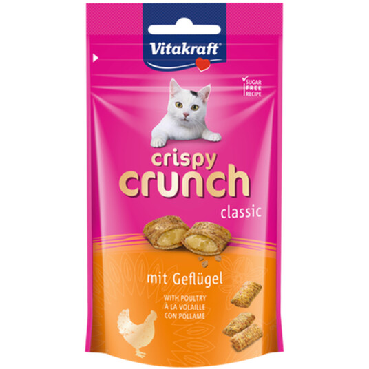 Vitakraft Crispy Crunch Fjærkre 60 g Belønningsgodbiter for Katt