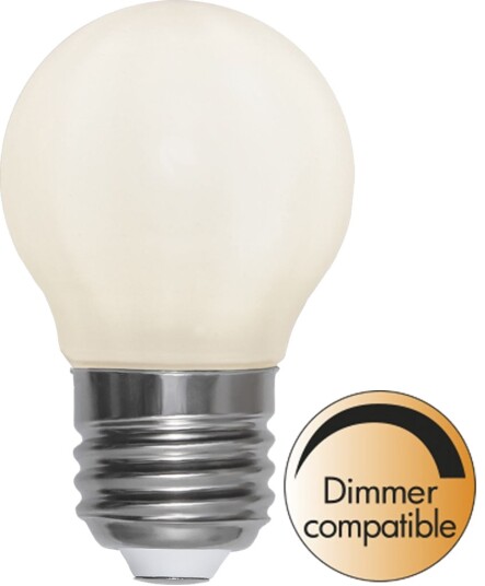 LED lampe E27 G45 Opak glødetråd RA90 250Lm