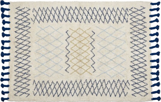 Erzincan Bomullsteppe 160x230 cm - Beige