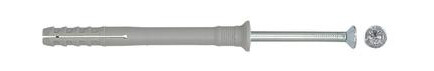 Fischer N 6x60 Spikerdyvel 50 stk Rustfritt Stål