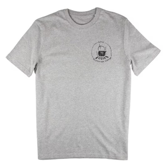 Lemmel Kaffe T Shirt Relaxation Station Heather Grey