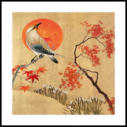 Automne Japonais Plakat Plakat / 70x70cm