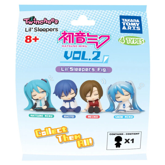 Twinchees Overraskelsesfigur – Lil’ Sleepers W2 – Hatsune Miku