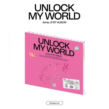 Fromis_9  Unlock My World  Compact Version  Incl. Booklet, Photocard + Bookmark  CD