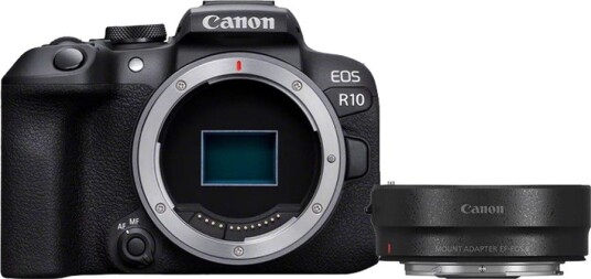 Canon EOS R10 - Digitalkamera - Speilløst - 24.2 Mp - APS-C - 4K / 60 Fps - Kun Hus - Wi-Fi, Bluetooth