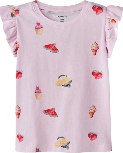 Name It Nmfjoviner Ss Top Box   Pink   104