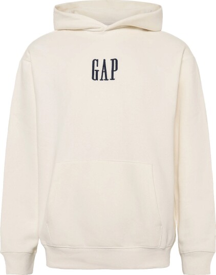GAP Adult Vintage Soft Oversized Gap Mini Logo Hoodie   IVORY FROST   M
