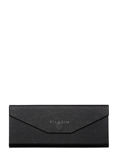 Pilgrim Case For Sunglasses   Pilgrim Logo   Black Fsc   Black   ONE SIZE