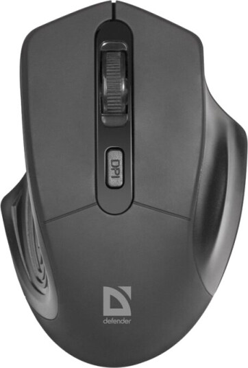 Defender Datum Mb-345 - Mus - Ergonomisk - Optisk - 4 Knapper - Trådløs - 2.4 Ghz - Usb Trådløs Mottaker - Svart Defender Datum Mb-345 - Mus - Ergonomisk - Optisk - 4 Knapper - Trådløs - 2.4 Ghz - Usb Trådløs Mottaker - Svart