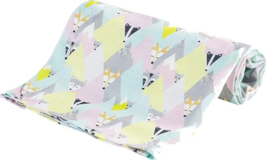 Bocioland Liski Bambusklut 30x30 cm - Ulver Bocioland Liski Bambusklut 30x30 cm - Ulver