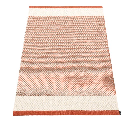 Pappelina Edit matte brick vanilje lin metallic 70x120 cm