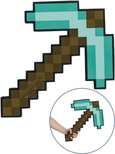 Minecraft Diamanthakke I Skum 40cm