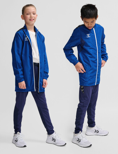 Hummel Hmlauthentic Pl Zip Hoodie Kids Blue 152 Hummel Hmlauthentic Pl Zip Hoodie Kids Blue 152