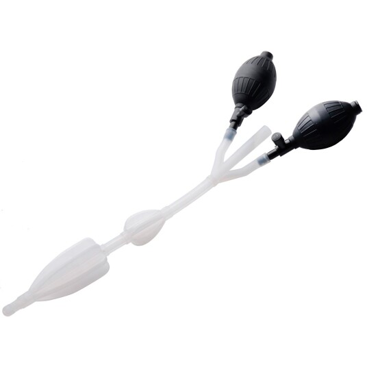 CleanStream Double Bulb Analdusj - Black
