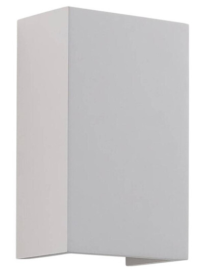 Lindby Colja gipsvegglampe, hvit, kantet Lindby Colja gipsvegglampe, hvit, kantet