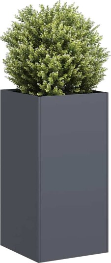 Plantekasse antrasitt 40x40x80 cm kaldvalset stål
