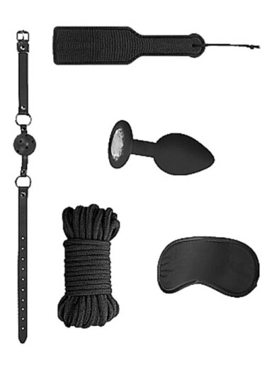 Shots Toys - Ouch! Ouch!: Introductory Bondage Kit #5, svart
