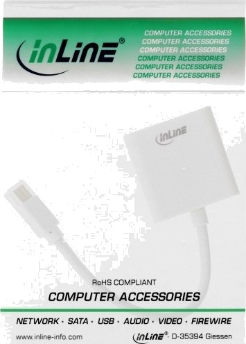 Inline 17194K 0,15 M Mini Displayport Dvi D Hankjønn Hunkjønn 1080P