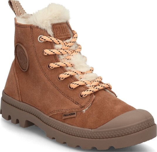 Palladium Pampa Hi Zip Wl Hivr   RAW BROWN   38