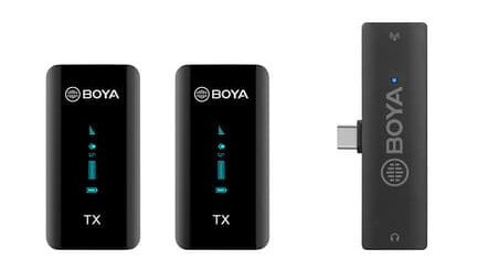 Boya By-xm6-s6 Trådløst Mikrofonsystem For Usb-c Boya By-xm6-s6 Trådløst Mikrofonsystem For Usb-c
