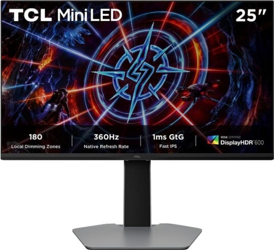 TCL 25P2A Pro 25" QHD IPS 360Hz 1ms PC-skjerm 25P2A PRO