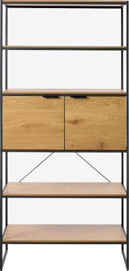 Håum Cosmo Bokhylle H190 Cm Svart Håum Cosmo Bokhylle H190 Cm Svart