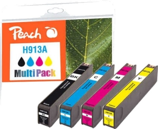 Peach PI300 744 BK/C/M/Y blekkpatroner 4 pk 64 ml/35 ml
