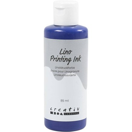 Diverse Linoleumsmaling blå 85 ml 1 fl
