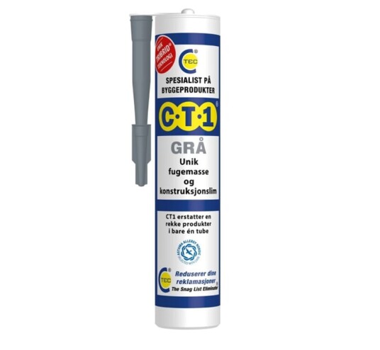 Alternativvare Monteringslim
CT1 290 ml patron 42755186