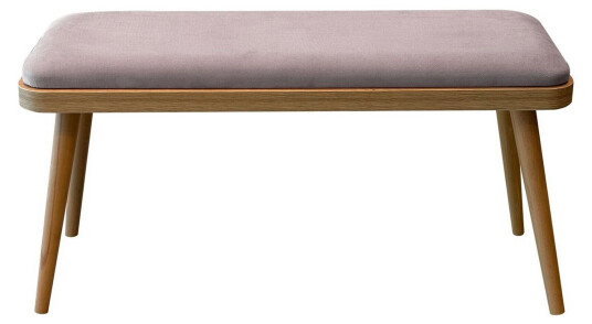 Valsot Sittebenk 33 cm Eik/Grå