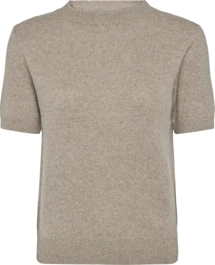 Reiss Stevie Cashmere T Shirt NEUTRAL L Reiss Stevie Cashmere T Shirt NEUTRAL L