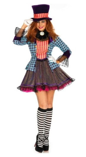 Hengende Mad Hatter-Kostymer Hengende Mad Hatter-Kostymer